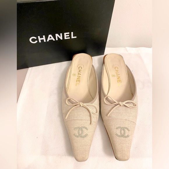 CHANEL Shoes - Authentic Chanel slip on flats